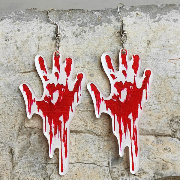 Wholesale Halloween Horror Acrylic Earrings