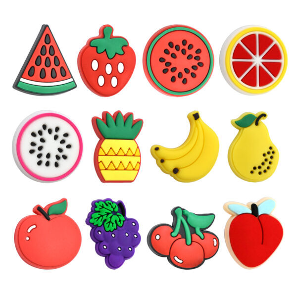 Wholesale Cute cartoon fruit series soft gel ballpoint pen beads