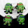oly-66a716074dad774f3ad10918a11d1a31 Wholesale ouble-Sided Teenage Mutant Ninja Turtles Anime Cartoon Clay Straight Hole Beads DIY Mobile Phone Chain Accessories
