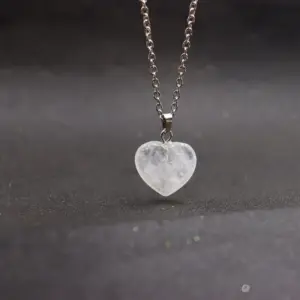 Heart-Shaped White Crystal