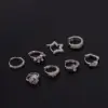 Ear Cartilage Rings & Studs Geometric Copper Zircon