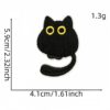 oly-66d18ba224a94a4ddfb270b00499dc63 Wholesale Cute Cartoon Animal Cloth Patch Embroider New Black Cat Embroidered Patch Accessories Ready-Made Clothing Accessories Ironing Patch