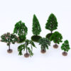 Wholesale Miniature garden mini simulation landscape tree plastic building model tree OB11 micro landscape scene production materials