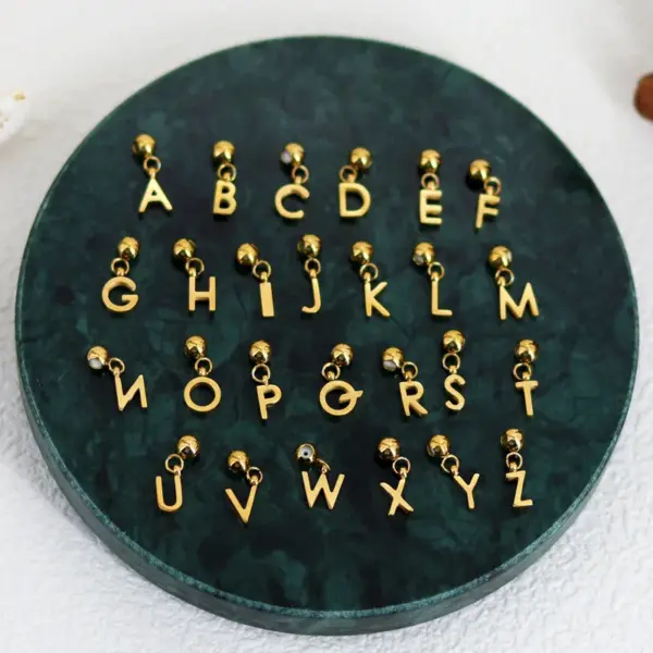 Wholesale Jewelry Modern Style Letter 304 Stainless Steel