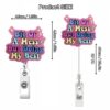 Wholesale clip badge buckle creative badge easy-to-pull Badge Reels