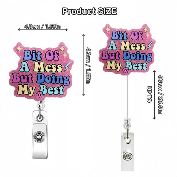 Wholesale clip badge buckle creative badge easy-to-pull Badge Reels