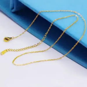 Golden O-Shaped Chain 45 5cm