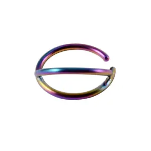 Colorful Double-Layer Arc / Rod Thickness * Inner Diameter 0.8x8mm