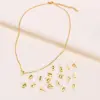 Wholesale Jewelry Simple Style Letter Stainless Steel Gold Plated Plating