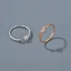 Wholesale Copper Plating Heart Artificial Gemstones Copper Rings