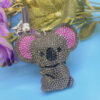Wholesale 4pcs Velvet Diamond Koala Hot Diamond Picture Keychain