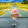 Wholesale 2D Flat Acrylic Cute Pig Car Decoration Desktop Decorations