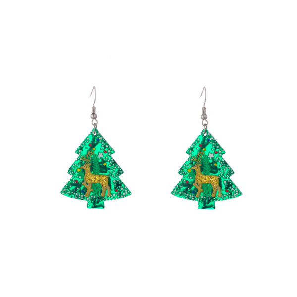Wholesale Christmas tree, reindeer, snowflake earrings