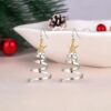 oly-6713f7f9cd1c19908dd5d254097c0b03 Wholesale silver Rotating Christmas Tree Earrings