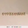 Wholesale 1 Pair Simple Style Classic Style Streetwear Zircon Enamel Inlay Copper Zircon Gold Plated Earrings
