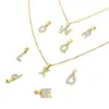 Wholesale Real Gold Plated Constellation 304 Stainless Steel Simple Style Classic Style Waterproof Non Tarnish 304 Stainless Steel Pendant Necklace