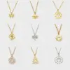 Wholesale Jewelry Fashion Lotus Stainless Steel Necklace