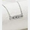 Wholesale Simple Style Shiny Geometric Copper Plating Inlay Zircon 18k Gold Plated Pendant Necklace