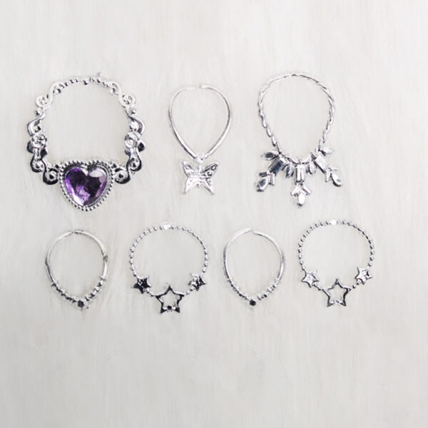Wholesale 30cm Doll Accessories Pack 7 Necklaces Toy Plastic Accessories