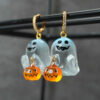 Wholesale Halloween Ghost Pumpkin Earrings