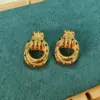 Wholesale Ion Plating (IP) 18K Gold Plated Real Gold Plated Geometric 304 Stainless Steel Casual Waterproof Non Tarnish Ear Studs