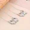 Wholesale 304 Stainless Steel Cartoon Character PVD Coated Artificial Diamond 18K Real Gold Plated Cute Waterproof Non Tarnish Plating Inlay Cable Chain Pendant Necklace