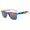Wholesale Fda Amazon Cross-Border Sunglasses Promotional Gift Rice Nail Sunglasses Rainbow Holiday Party Rainbow Glasses