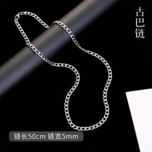 8801# Cuba chain length 50cm width 5mm