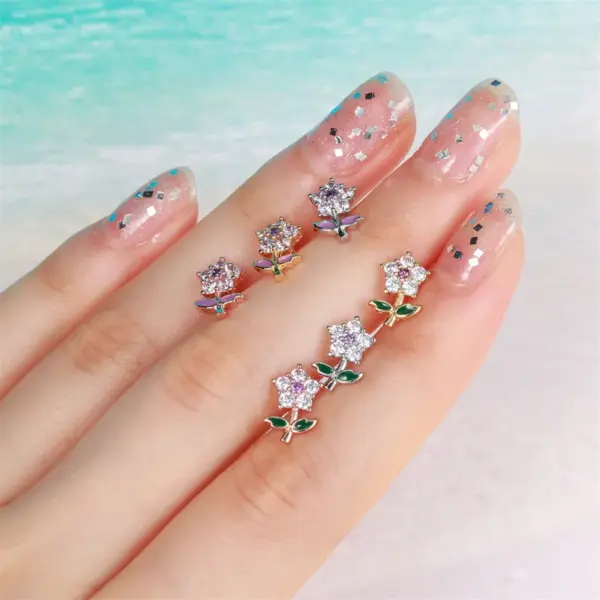 Wholesale Ear Cartilage Rings & Studs Sweet Star Brass Gem