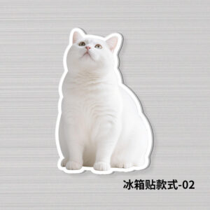 Refrigerator magnet cat style-02