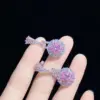 Wholesale Copper Clouds Artificial Gemstones Crystal Jewelry Sets