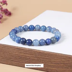 Natural Blue Dongling / Diameter 10.1-10.8mm (about 17-19 Pieces)