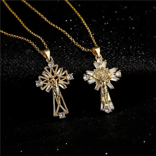 Wholesale Fashion Cross Copper Necklace In Bulk