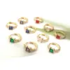 oly-675ed0739bbe3f7e8599d9f10243b10b Wholesale Fashion Geometric Diamond Copper Artificial Gemstones Earrings