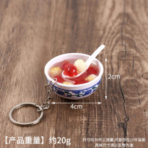 6. red dates and lotus seeds-4cm / Key chain