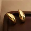 1 Pair Elegant Water oplets Plating Copper 18k Gold Plated Ear Studs