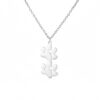 oly-67771eedf63995929ab0e8216eca56a6 Wholesale Cute cartoon fashion continuous cat claw beast footprints pendant clavicle jewelry women's all-match jewelry stainless steel necklace
