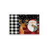 Wholesale Household Christmas Linen Printed Placemats Christmas Dining Table Non-Slip Heat Insulation Mats Wholesale Western Dining Table
