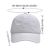 Wholesale 2024 Korean Style New Breathable Waterproof Quick-drying Baseball Cap Men's and Women's Japanese Style Simple Fresh Cap Travel Cap