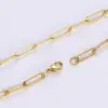 Wholesale PVD Coated 18K Gold Plated Geometric 304 Stainless Steel Simple Style Waterproof Non Tarnish 304 Stainless Steel Necklace