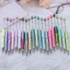 Wholesale beaded pens/DIY colorful bead pen