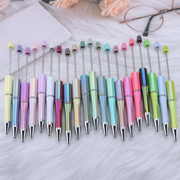 Wholesale beaded pens/DIY colorful bead pen