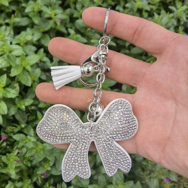 Wholesale Diamond Bow Key Chain Hot Diamond Keychains