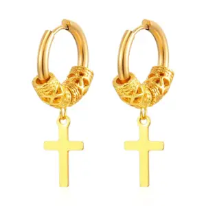MS-656 Golden 2.5*12 Twisted Dragon Cross