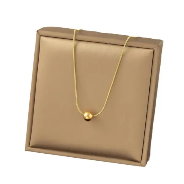 18K Gold Plated Butterfly 304 Stainless Steel Vintage Style Plating Pendant Necklace