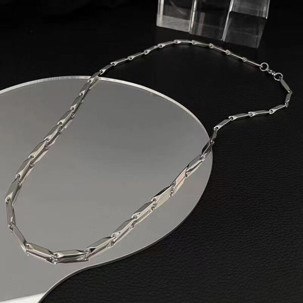 oly-67b4c2a3ffda08a649db99bcdc87ad1c Wholesale Titanium steel diamond chain melon seed chain necklace men handsome fashion female pendant chain handmade jewelry aessories