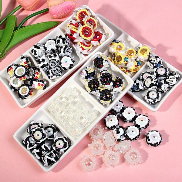 Wholesale heavy oil hand-painted beads DIY Fancy Beads
