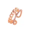 Copper Geometric Artificial Gemstones Copper Rings