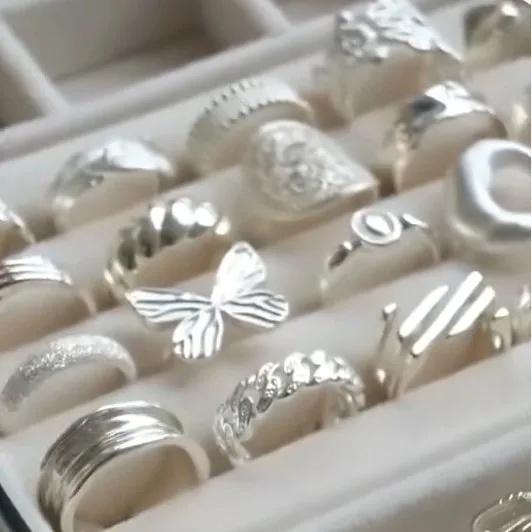 Wholesale Summer Copper Ring Women's Unique Design High-End Feelings Non-Fading Open Simple Style Accessories