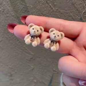 E-027-1 bear flocking beige